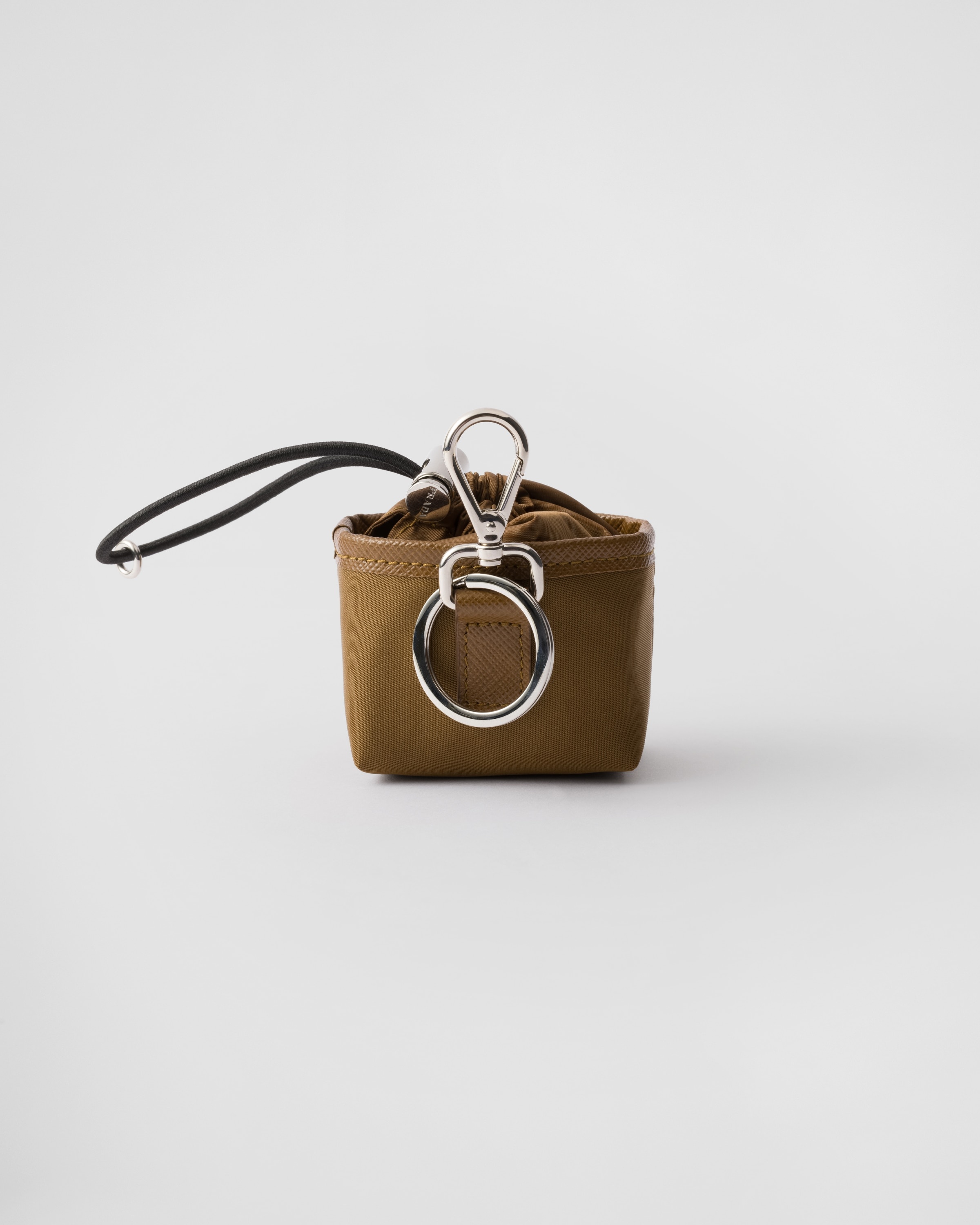Re-Nylon mini pouch bag charm - 3