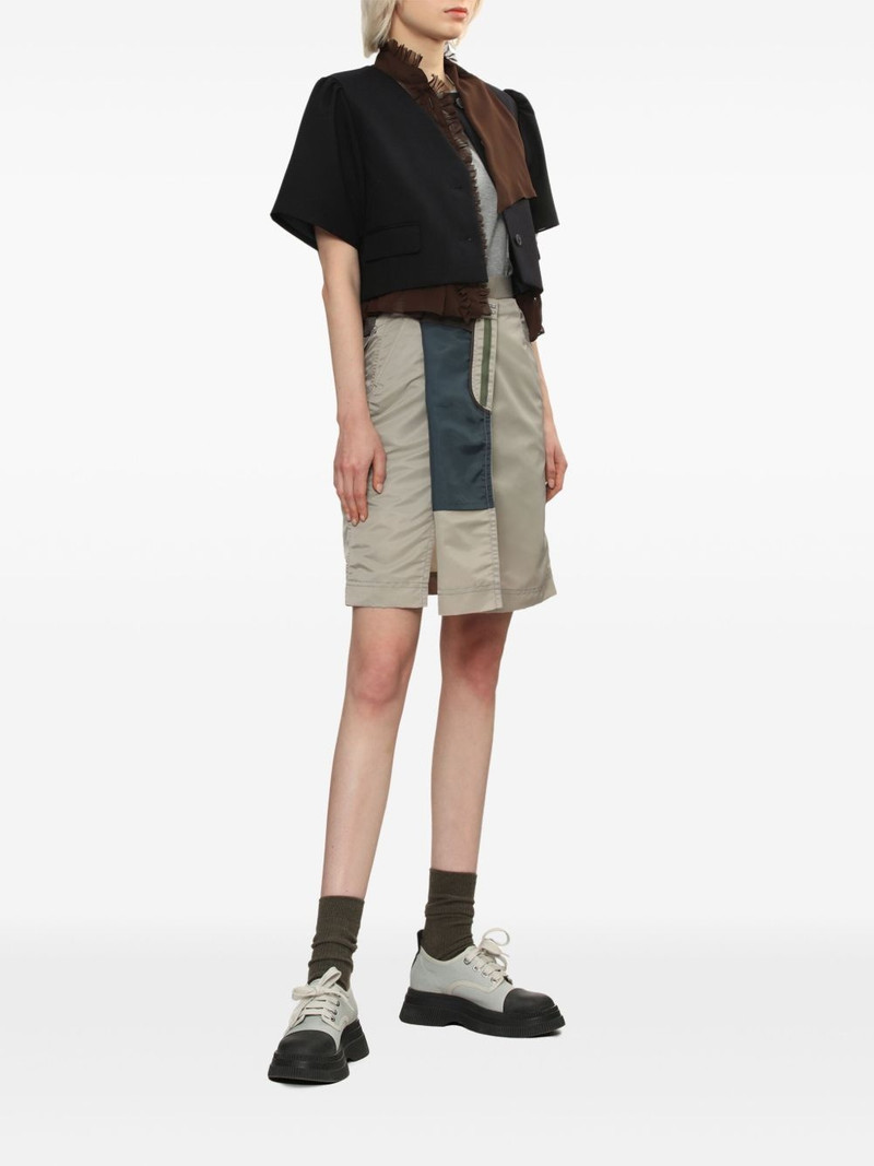 Kolor panelled skirt outlook