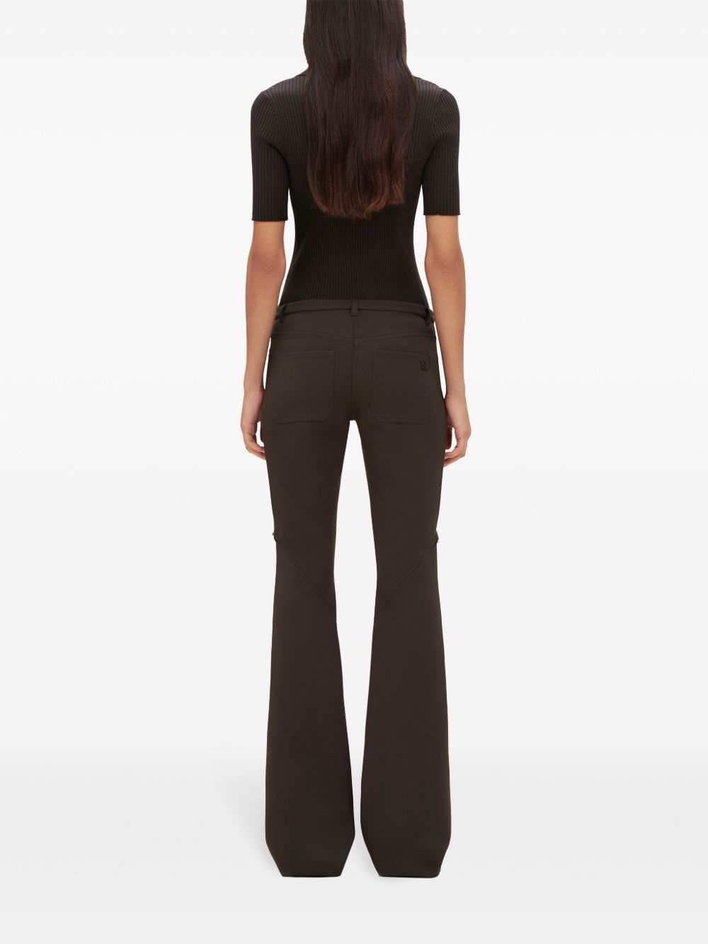 Ellipse low-rise twill trousers - 4