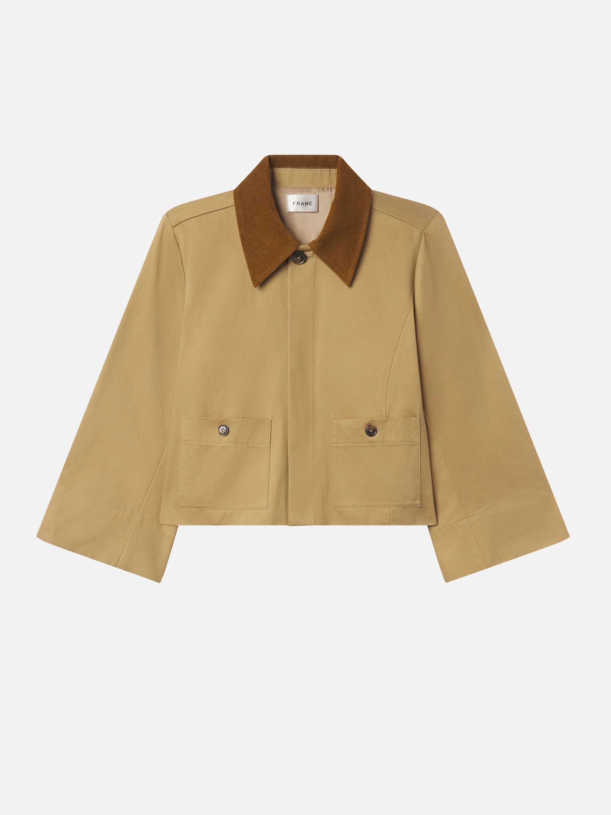 The Mini Swing Jacket in Khaki - 1