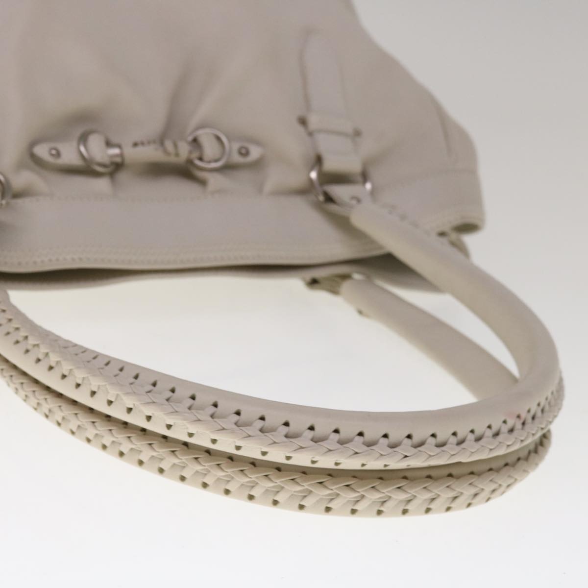 DIOR Tote Bag Leather White - 6