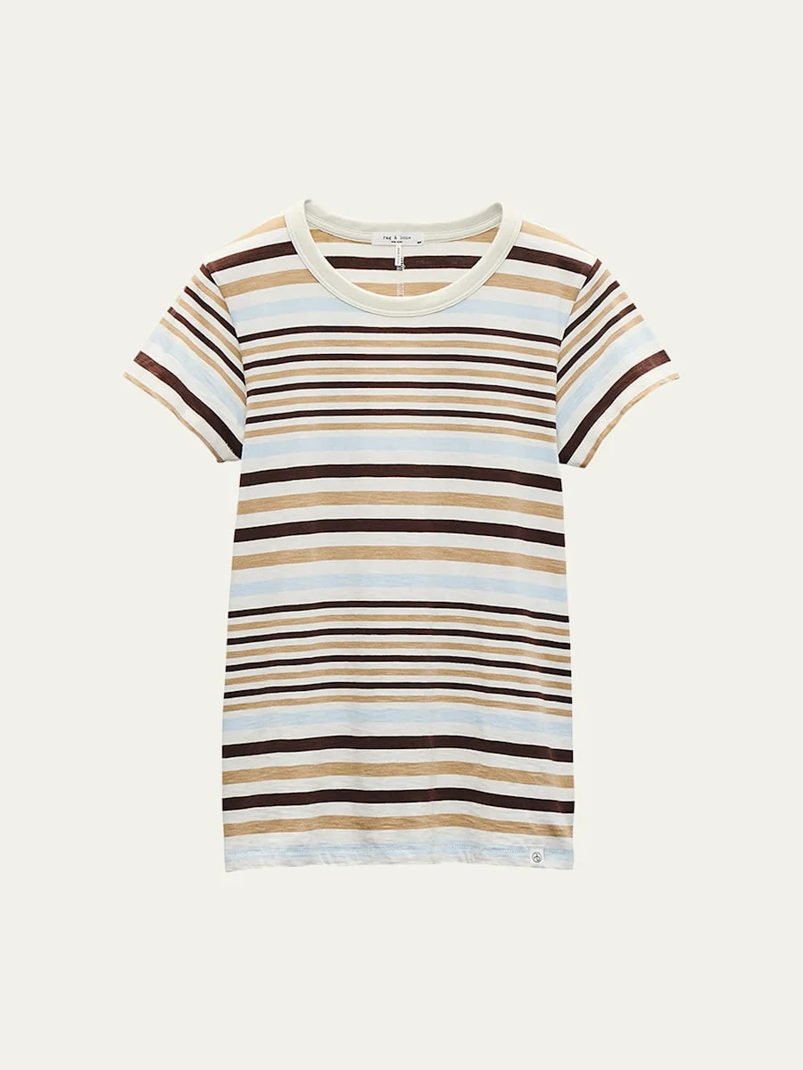 The Slub Striped Tee - 1