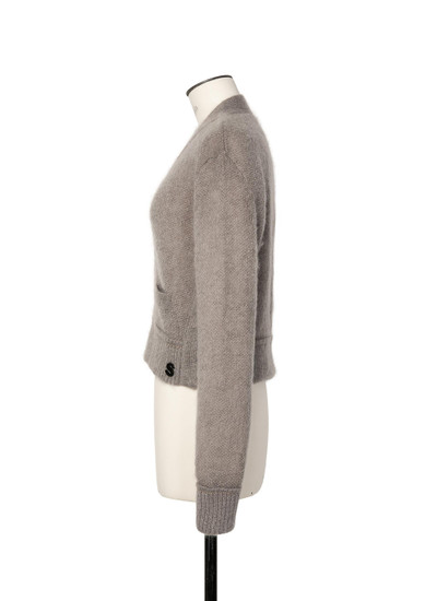 sacai s Mohair Knit Cardigan outlook