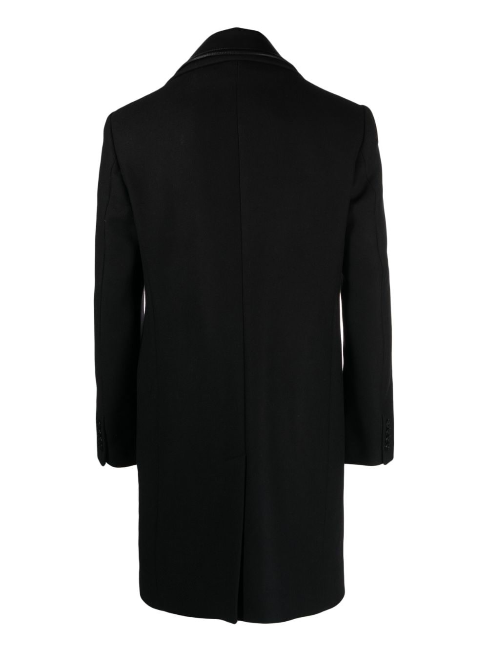 stud-detail long-sleeve coat - 2