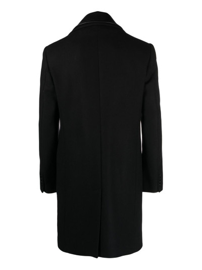 Moschino stud-detail long-sleeve coat outlook