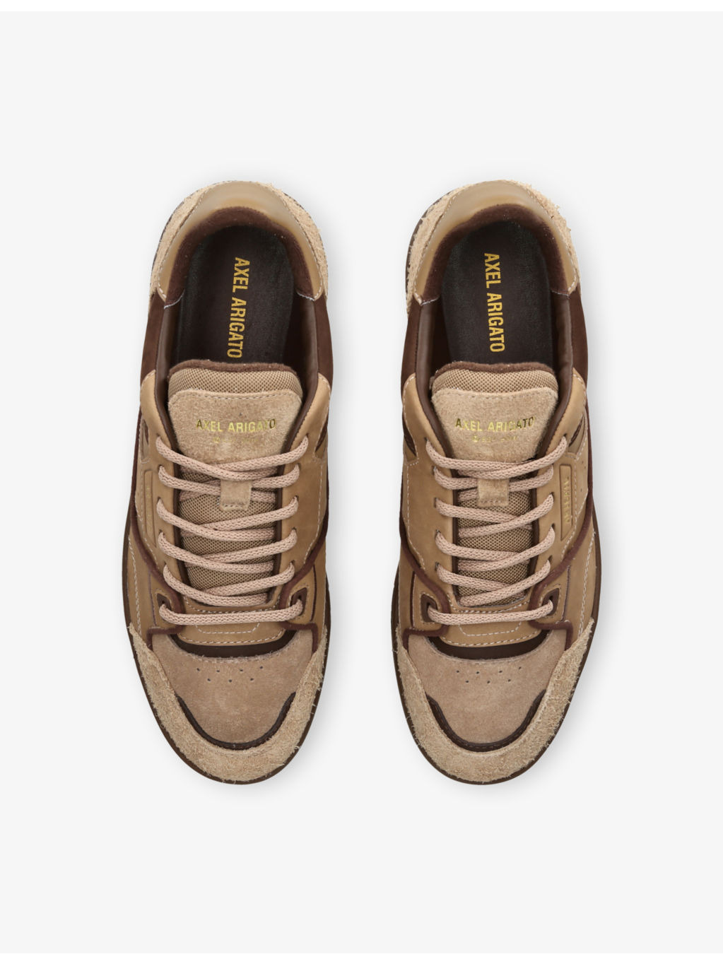 Clay Leather and Suede Trainers - 2