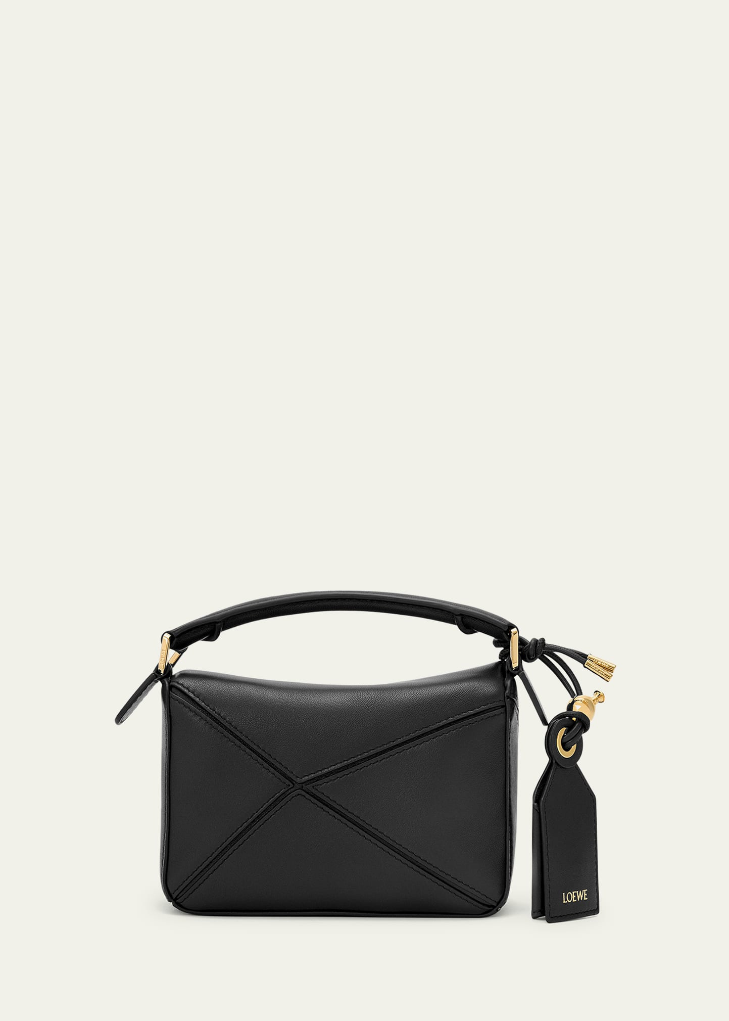 Puzzle Mini Top-Handle Bag in Nappa Leather - 3