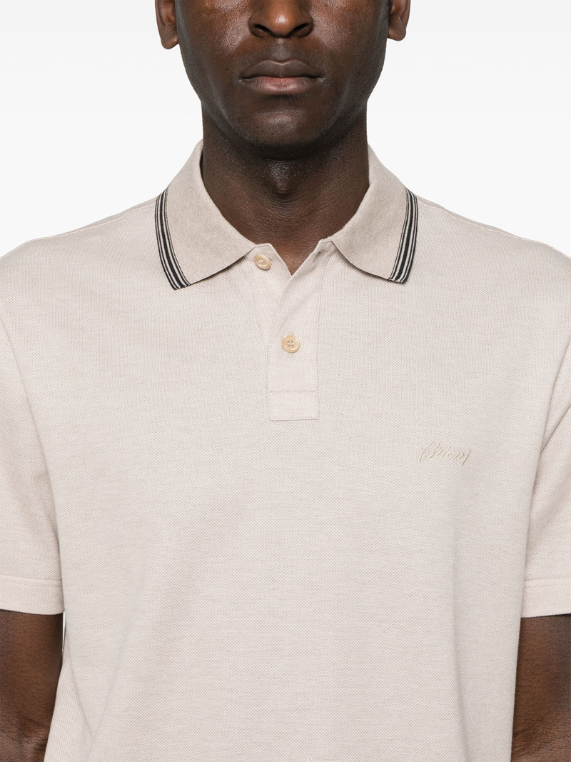 Brioni Logo-embroidered Polo Shirt outlook