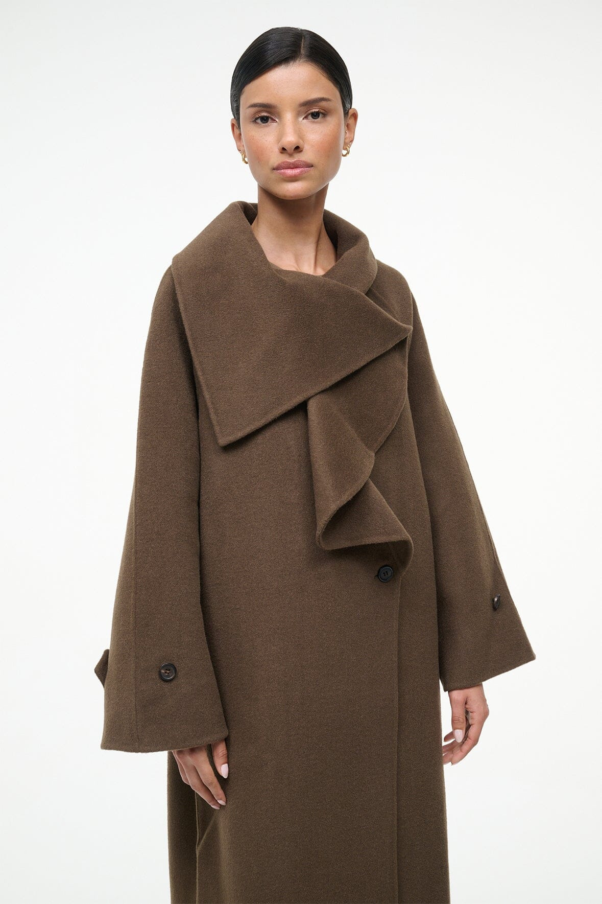 STAUD NOAH COAT TAUPE - 2