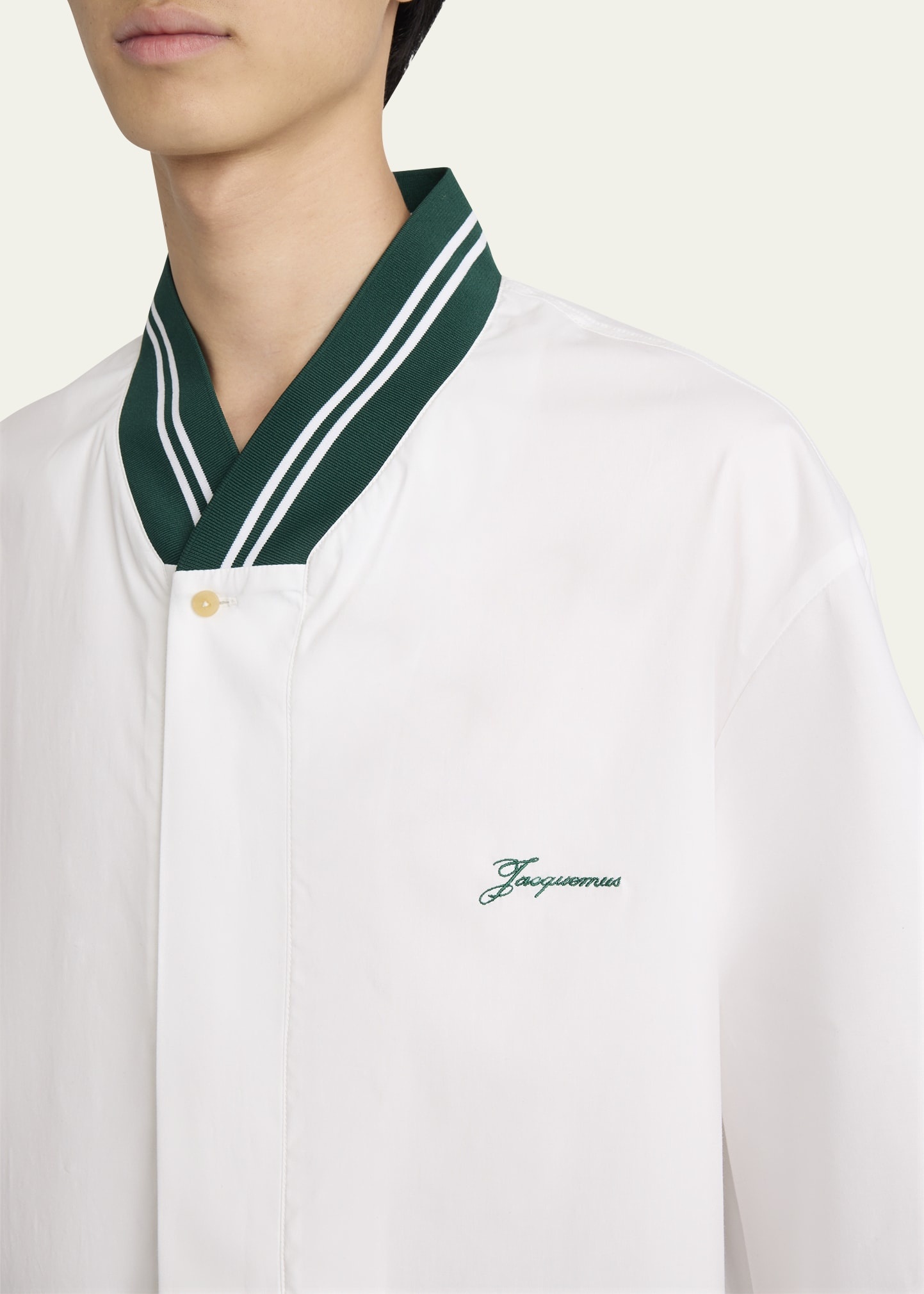 Men's Button-Down Baseball Shirt - 5