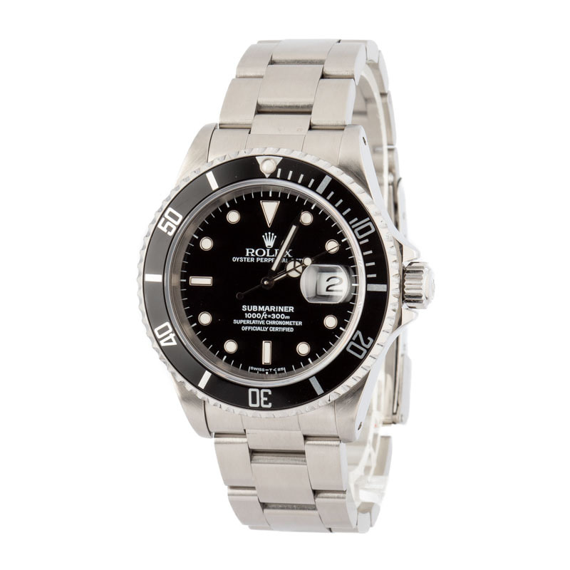 Pre-Owned Rolex Submariner 16610 Stainless Steel - 2