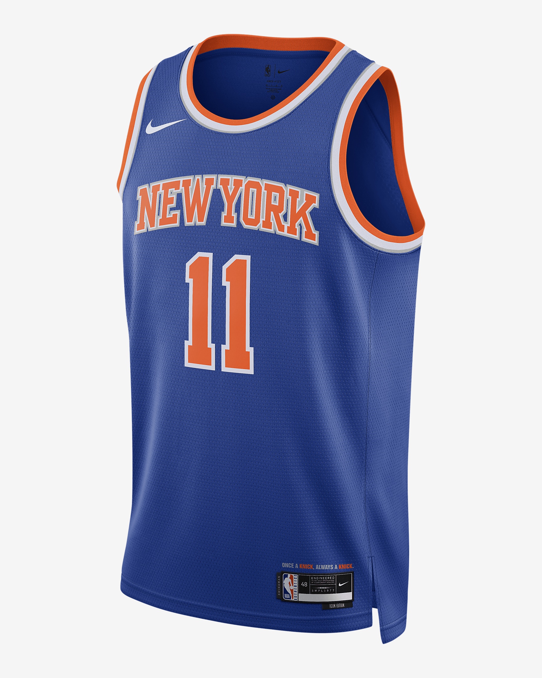 New York Knicks Icon Edition 2022/23 Nike Men's Dri-FIT NBA Swingman Jersey - 1