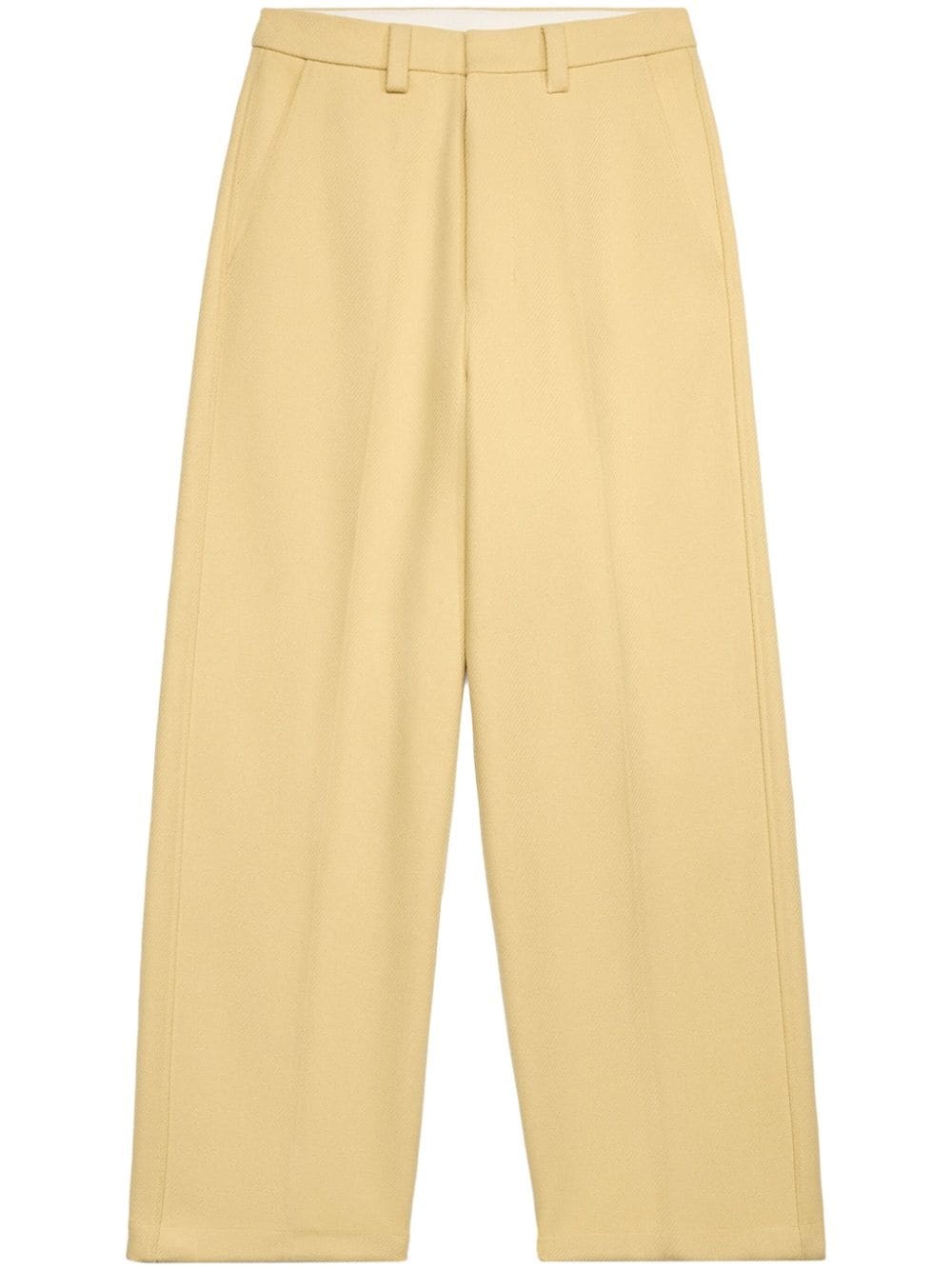 mid-rise wide-leg trousers - 1
