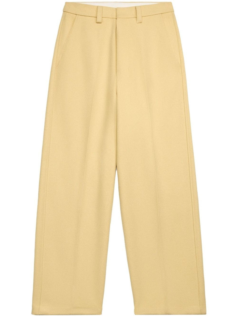 mid-rise wide-leg trousers 1