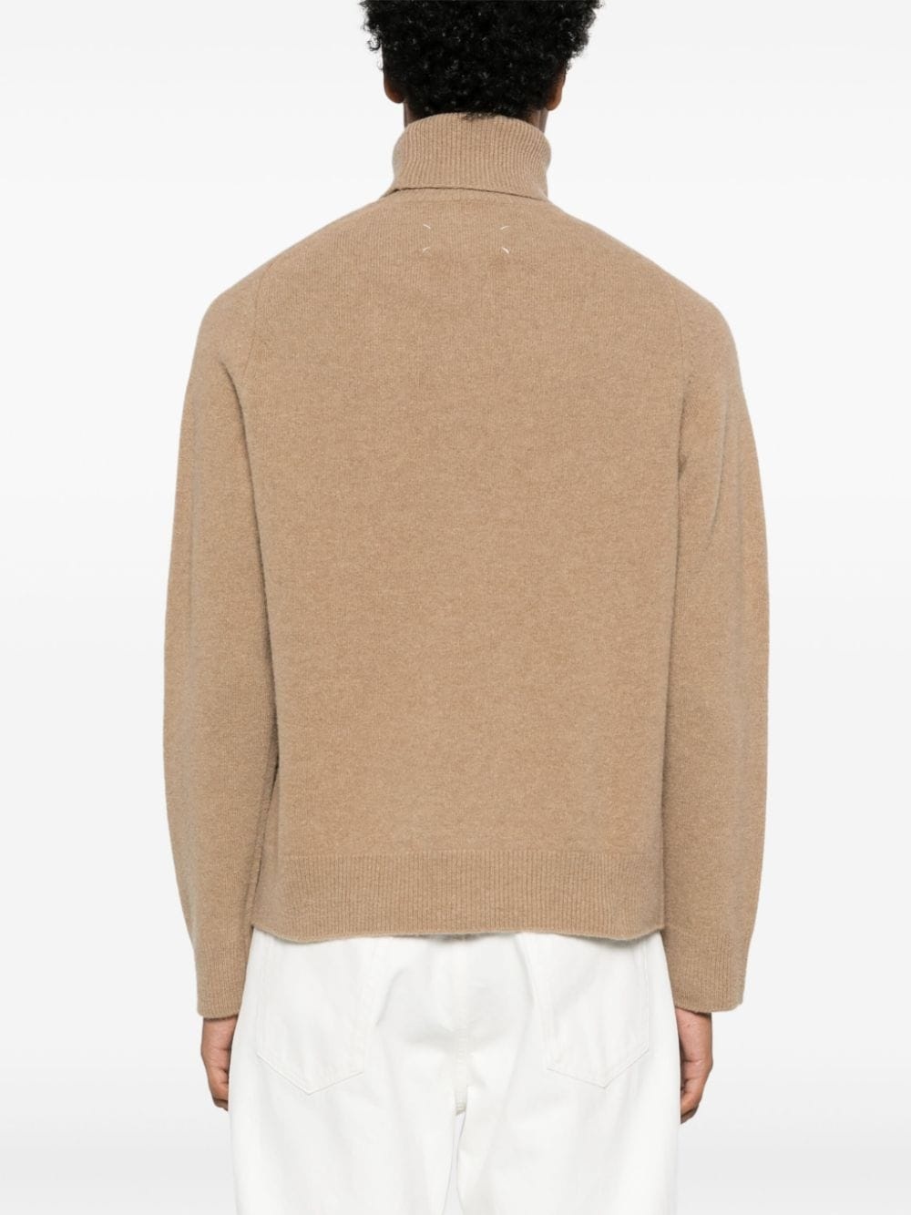 roll-neck wool jumper - 4