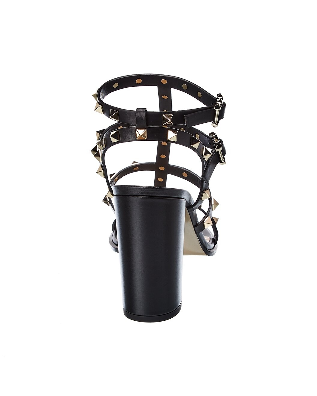Valentino Rockstud Caged 90 Leather Ankle Strap Sandal - 3
