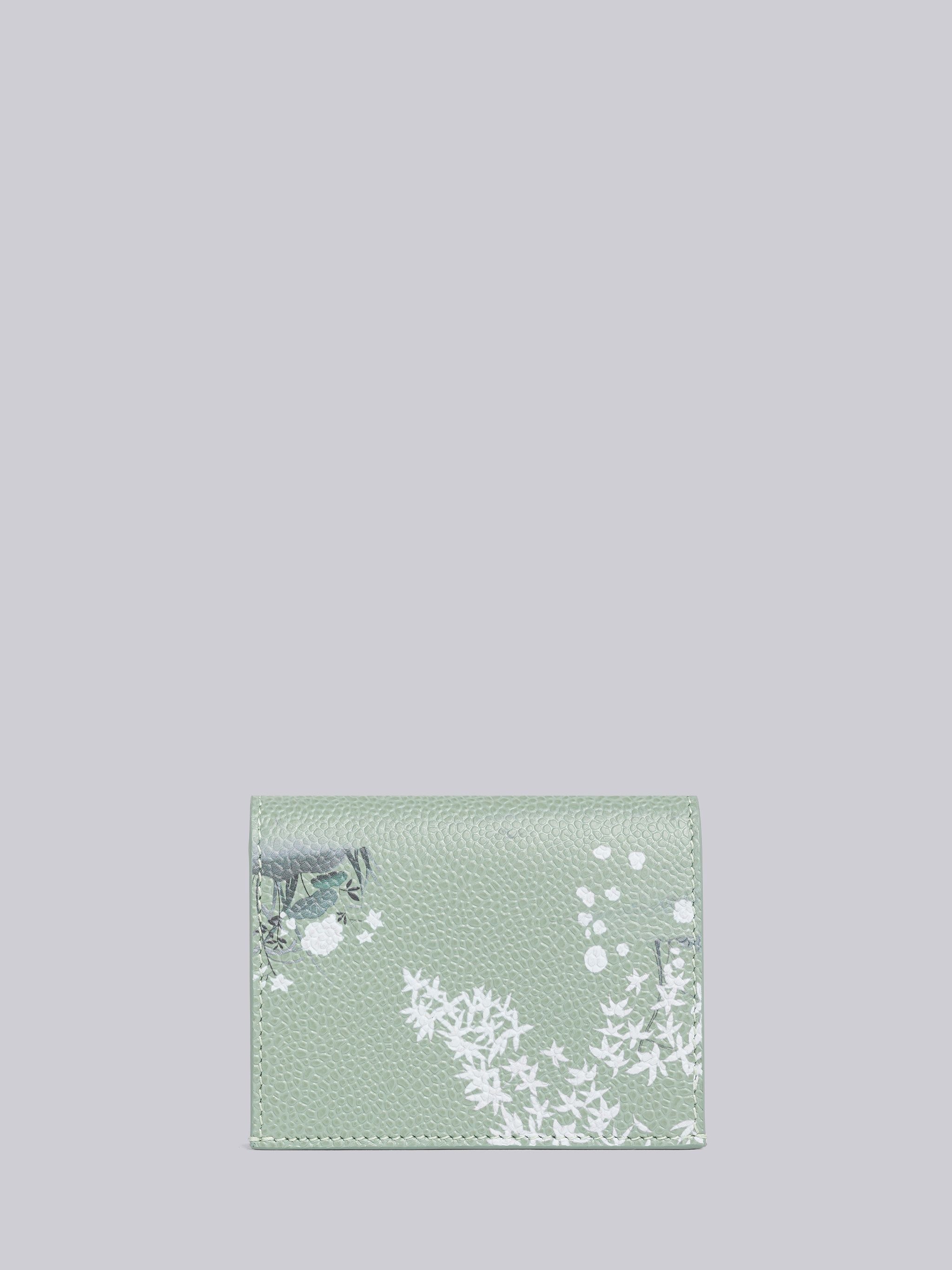 Pebble Grain Leather Toile Double Card Holder - 4