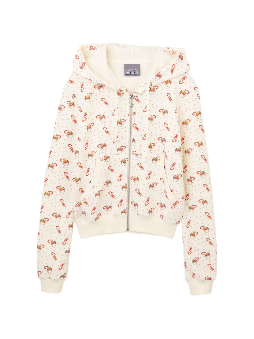 graphic-print hoodie - 1