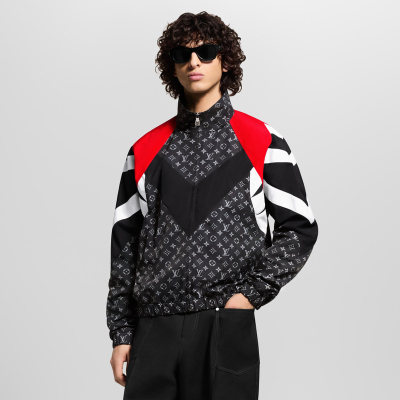 Louis Vuitton Monogram Printed Nylon Tracksuit Top outlook