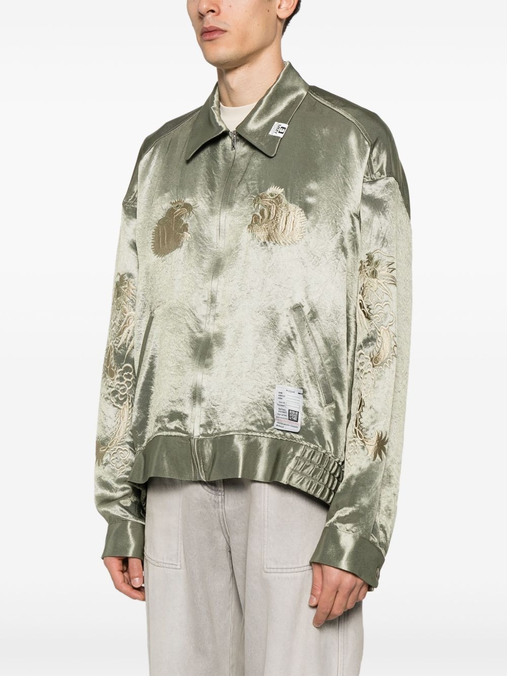 embroidered bomber jacket - 3