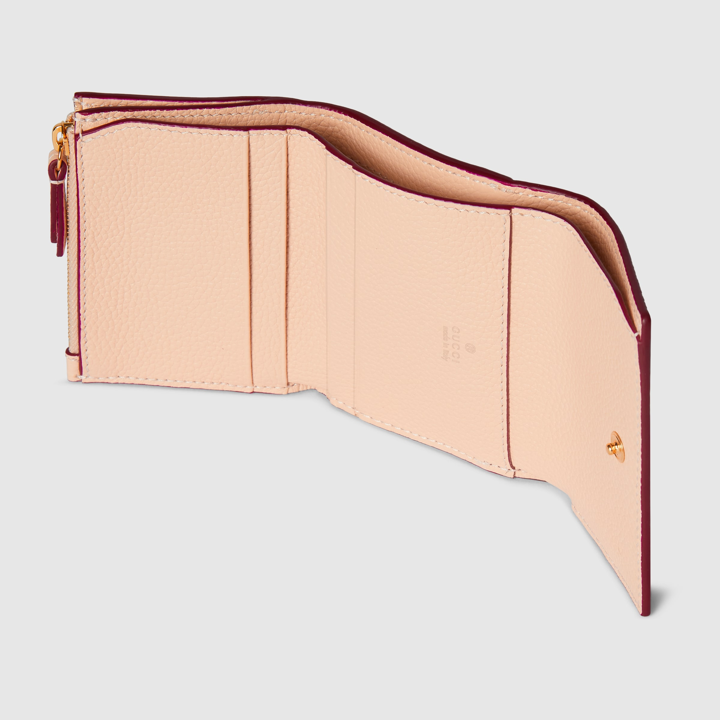GG Marmont bi-color mini wallet - 3