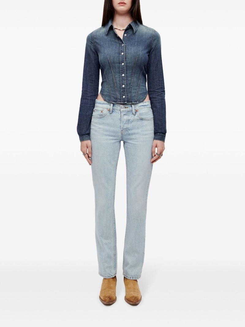 RE/DONE x Pamela Anderson denim shirt outlook