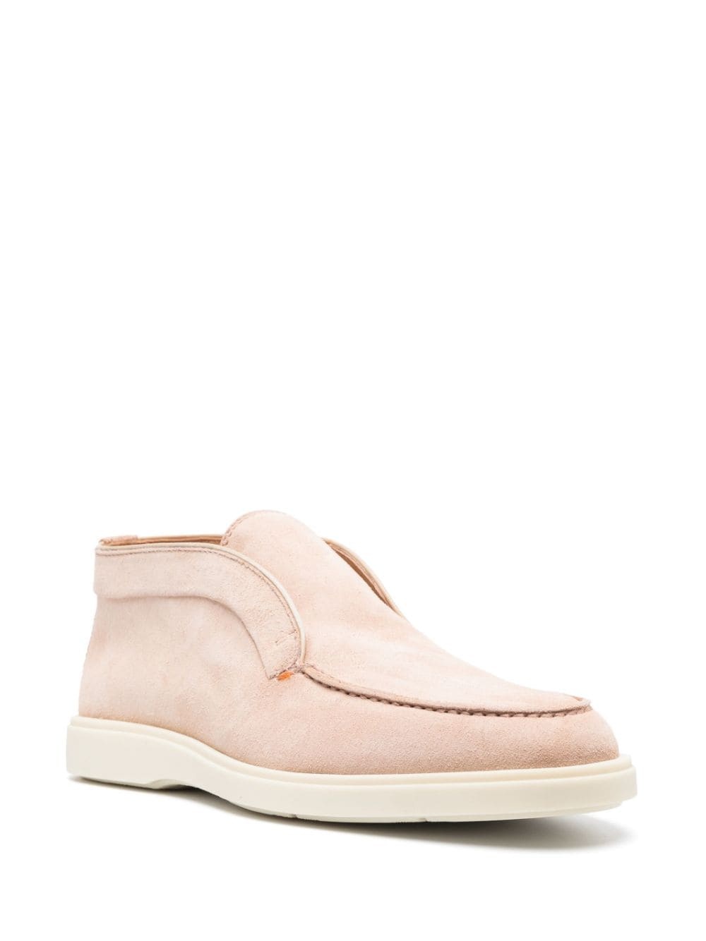 almond-toe suede boots - 2