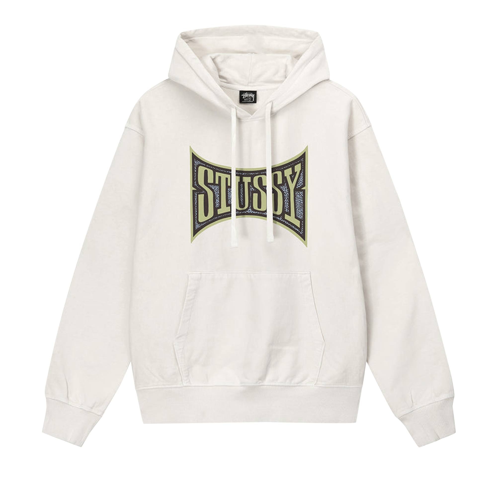 Stussy Champion Pigment Dyed Hoodie 'Natural' - 1