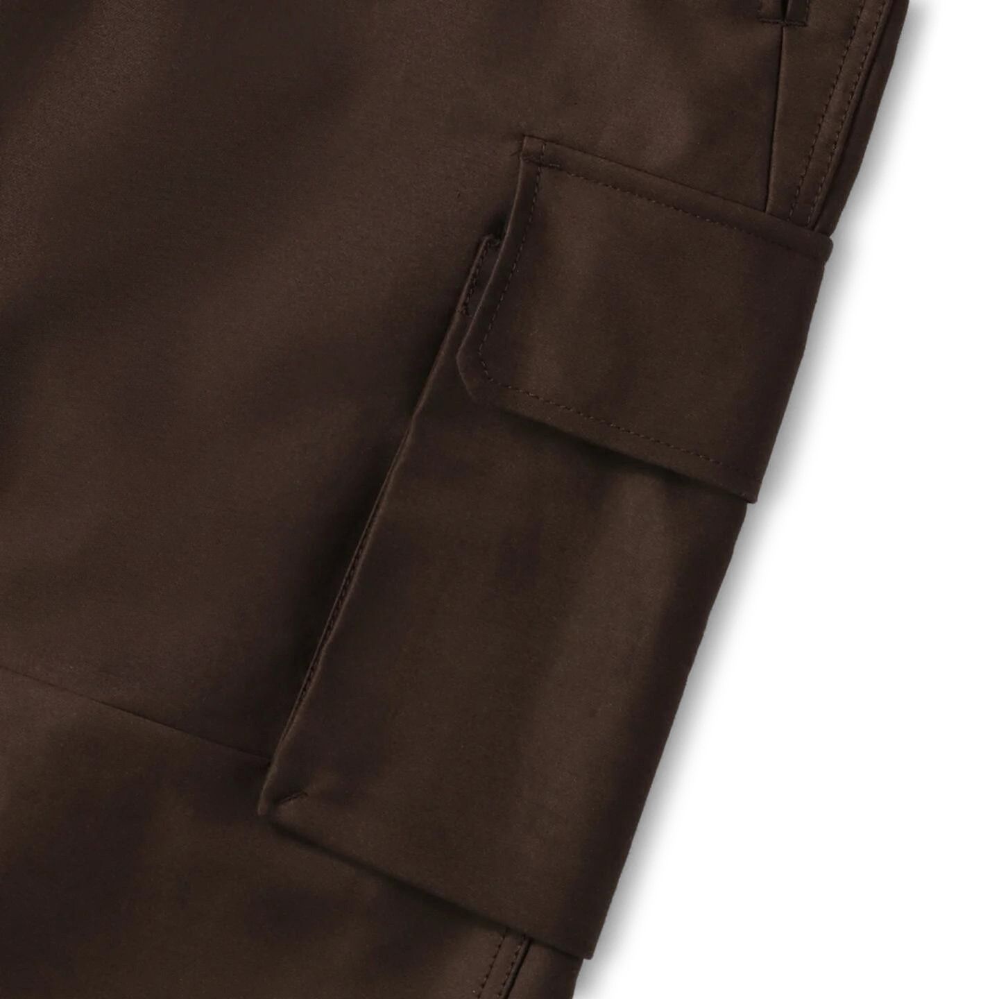 Marni Compact Moleskin Trousers 'Mocha' - 4