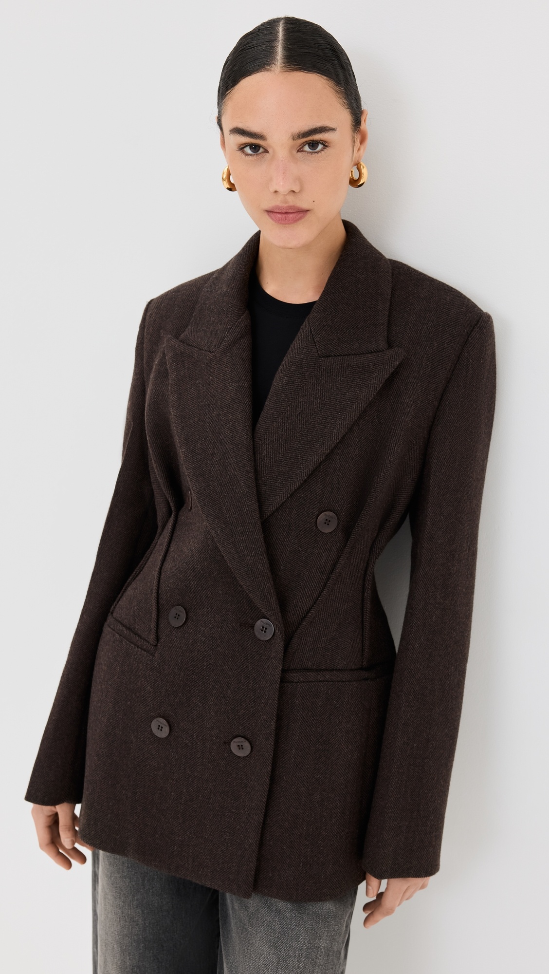 JW Anderson Hourglass Double Breasted Jacket | shopbop