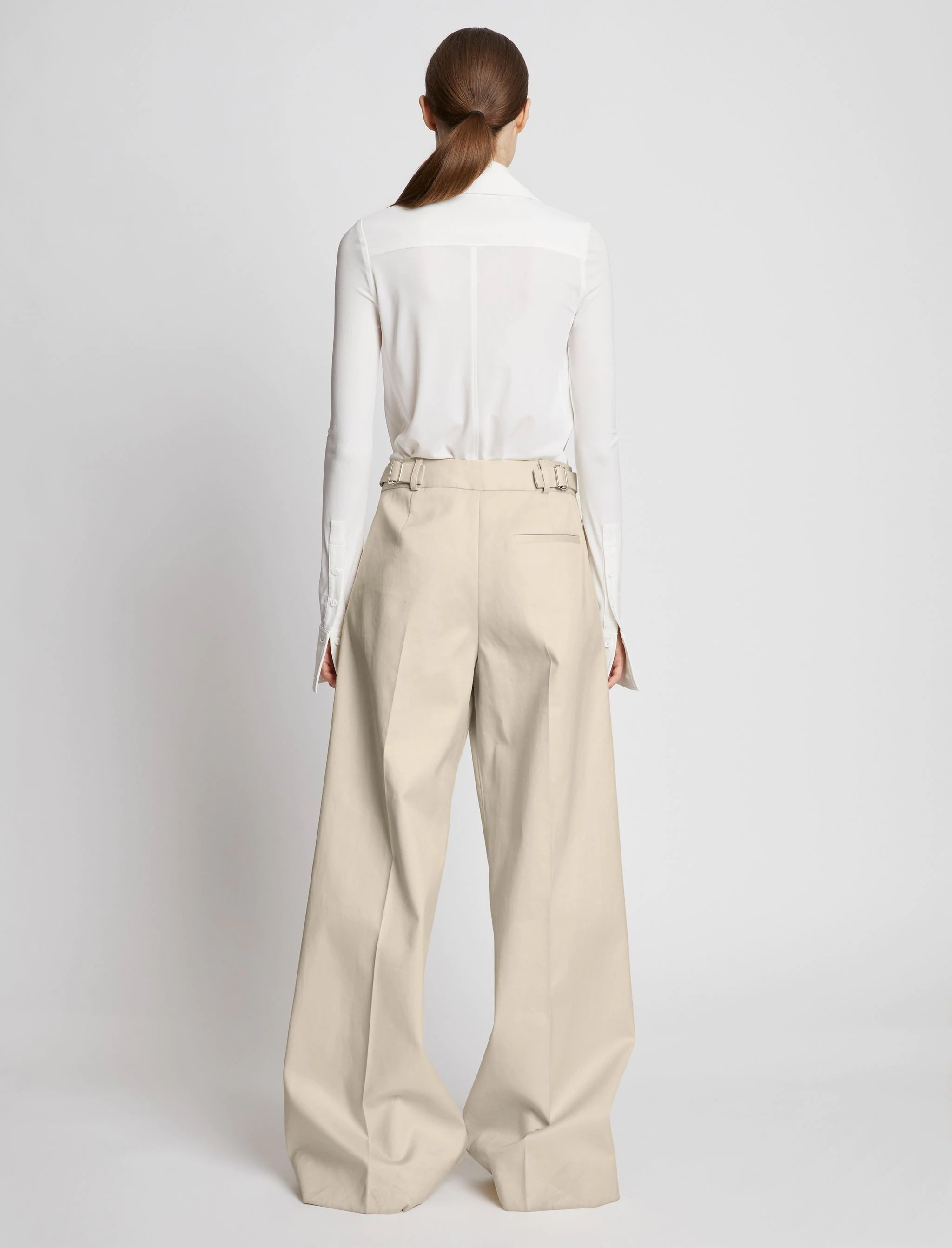 Cotton Gabardine Pants - 4