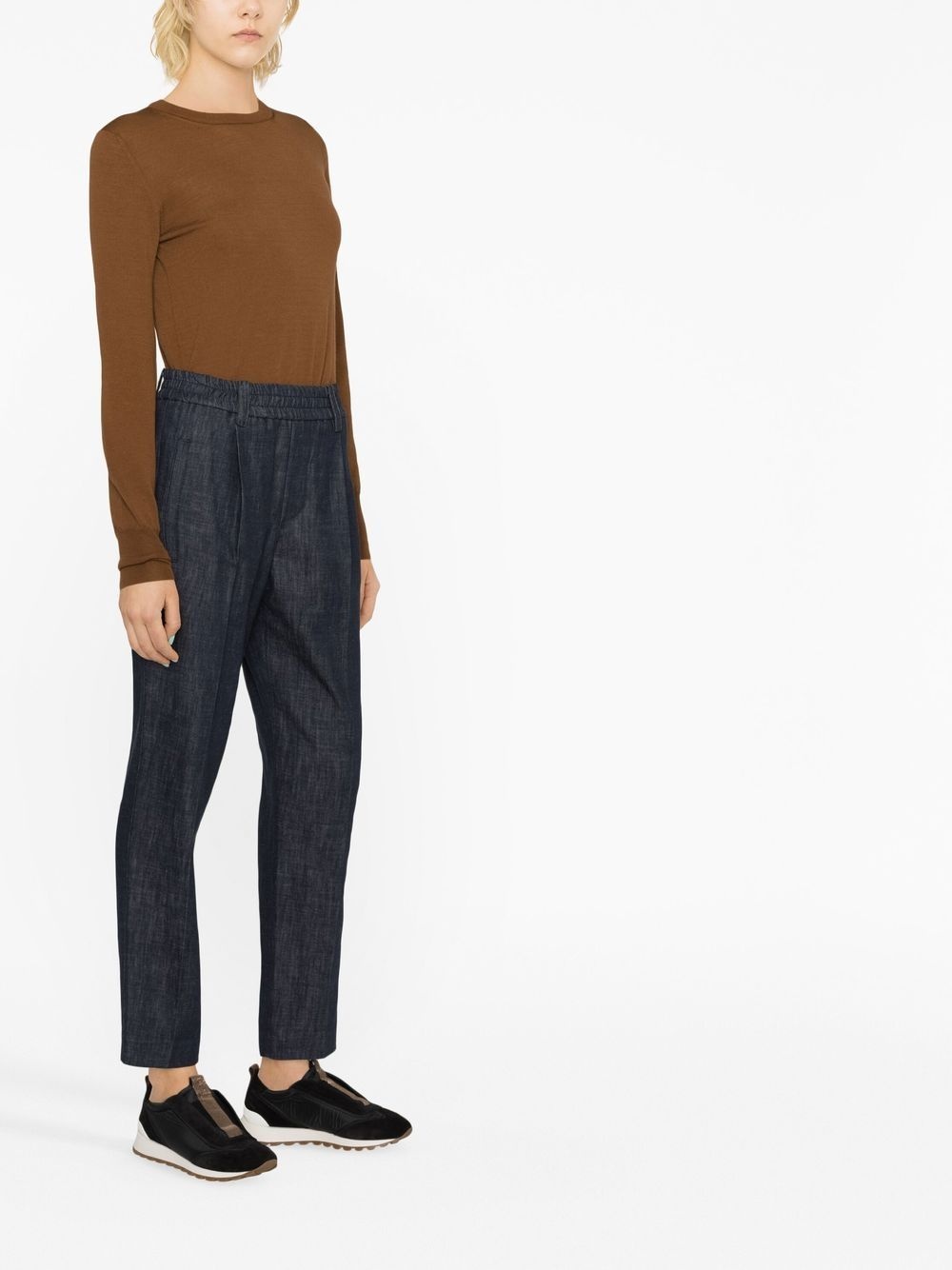 elasticated-waist trousers - 4