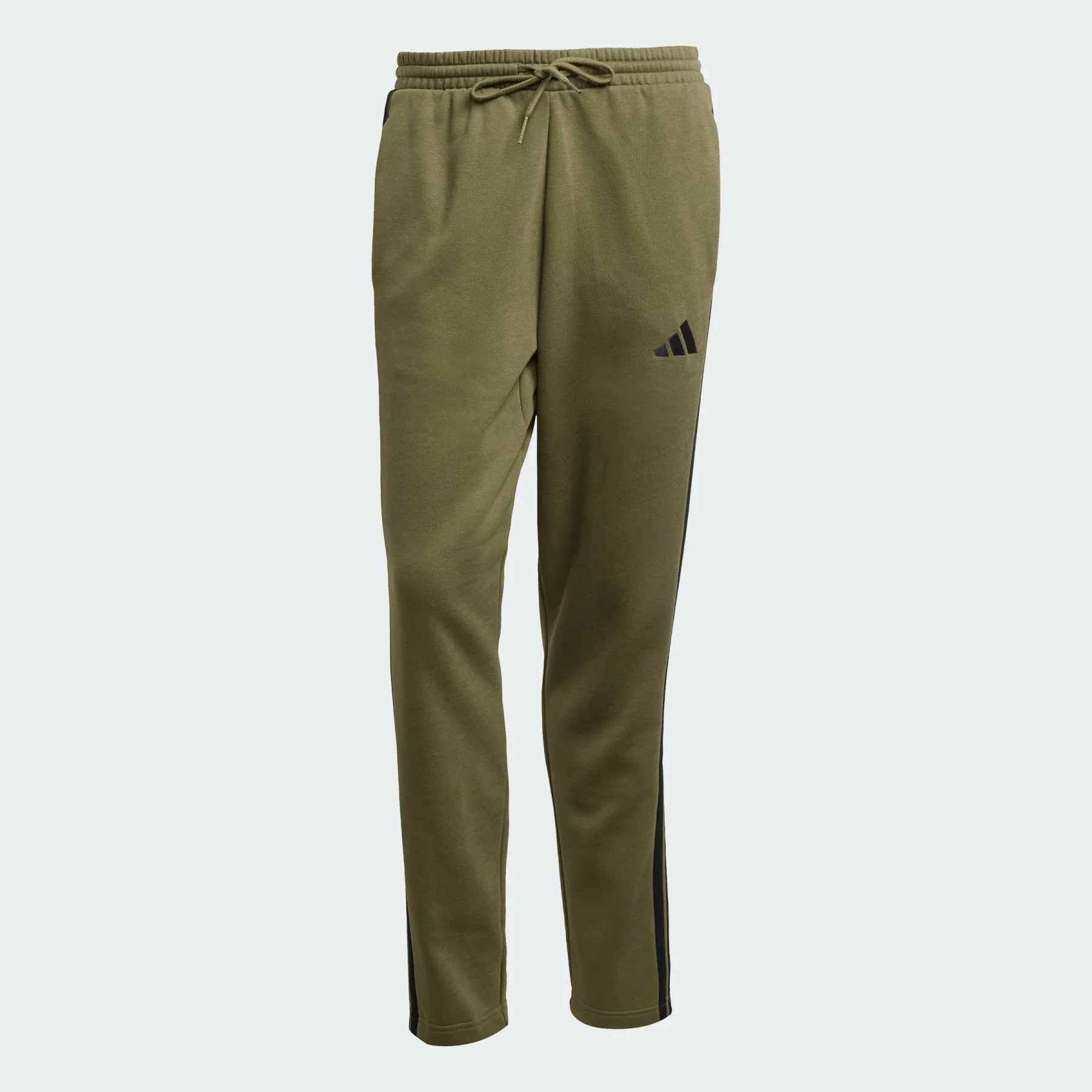 Essentials 3-Stripes Open Hem Fleece Pants - 1