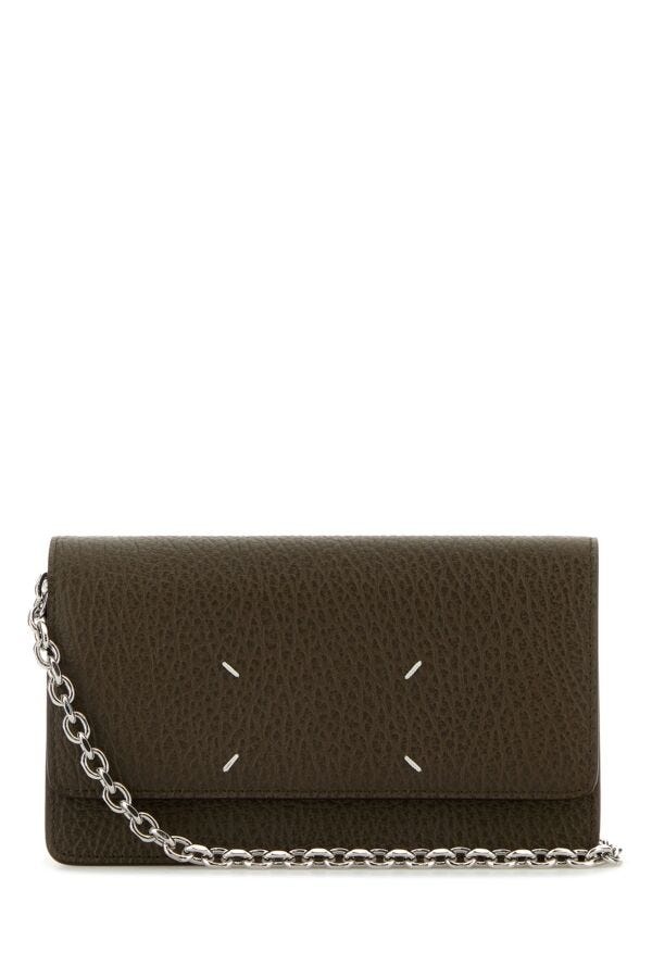 Mud leather clutch - 1