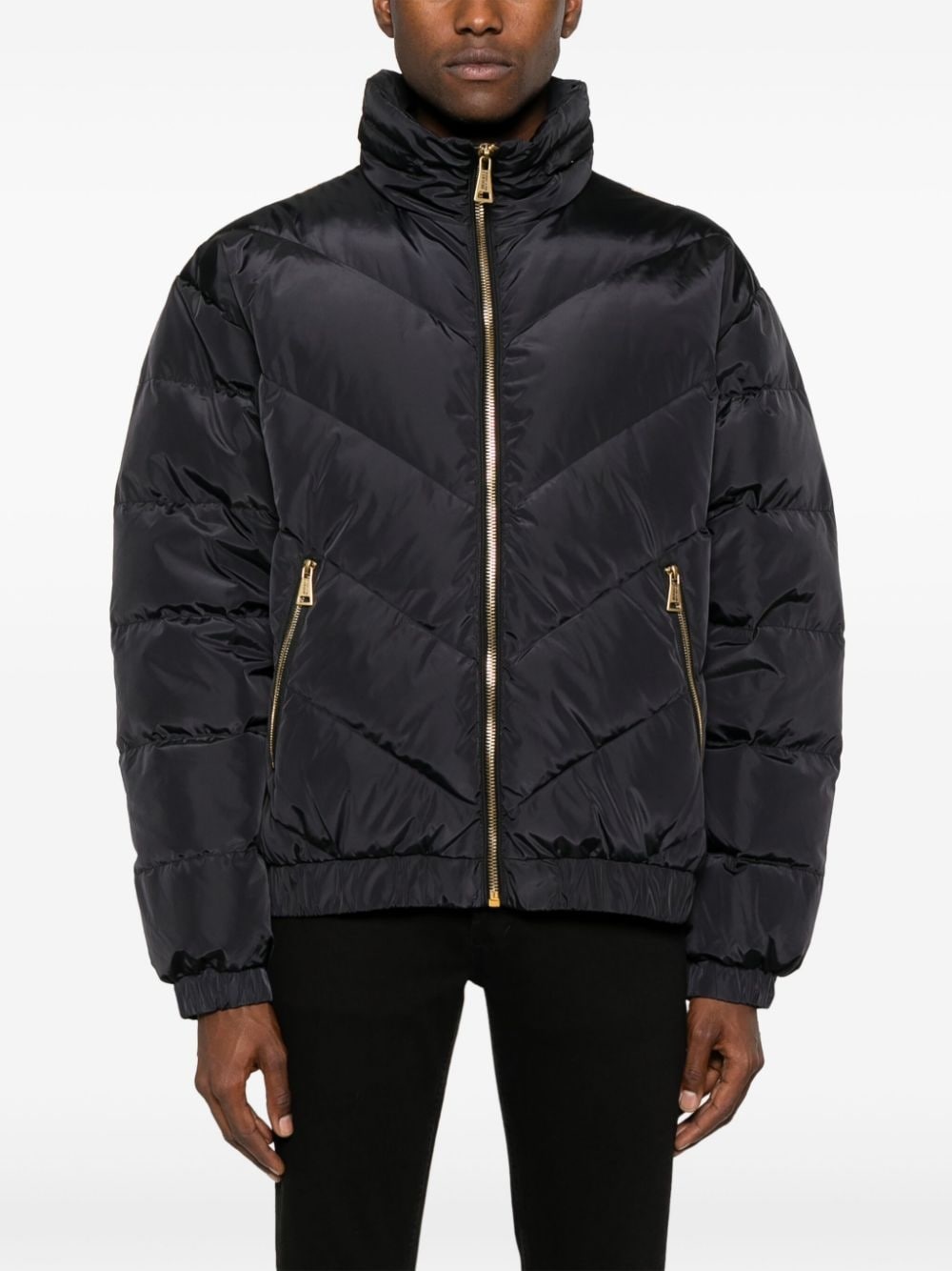logo-print jacket - 3