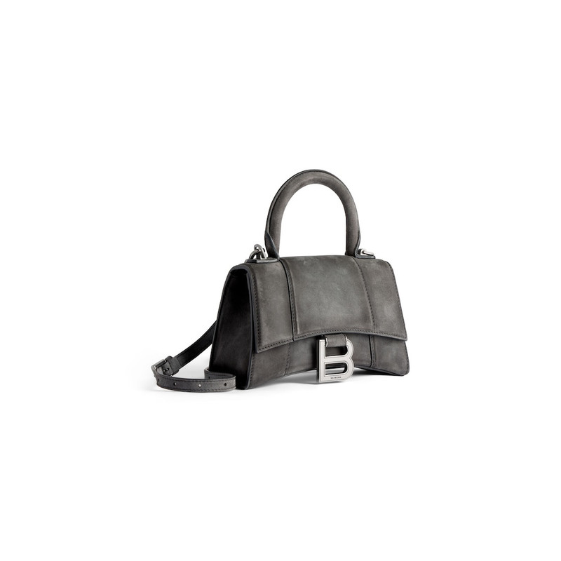 Women's Hourglass Handbag Xs in Storm Grey 2