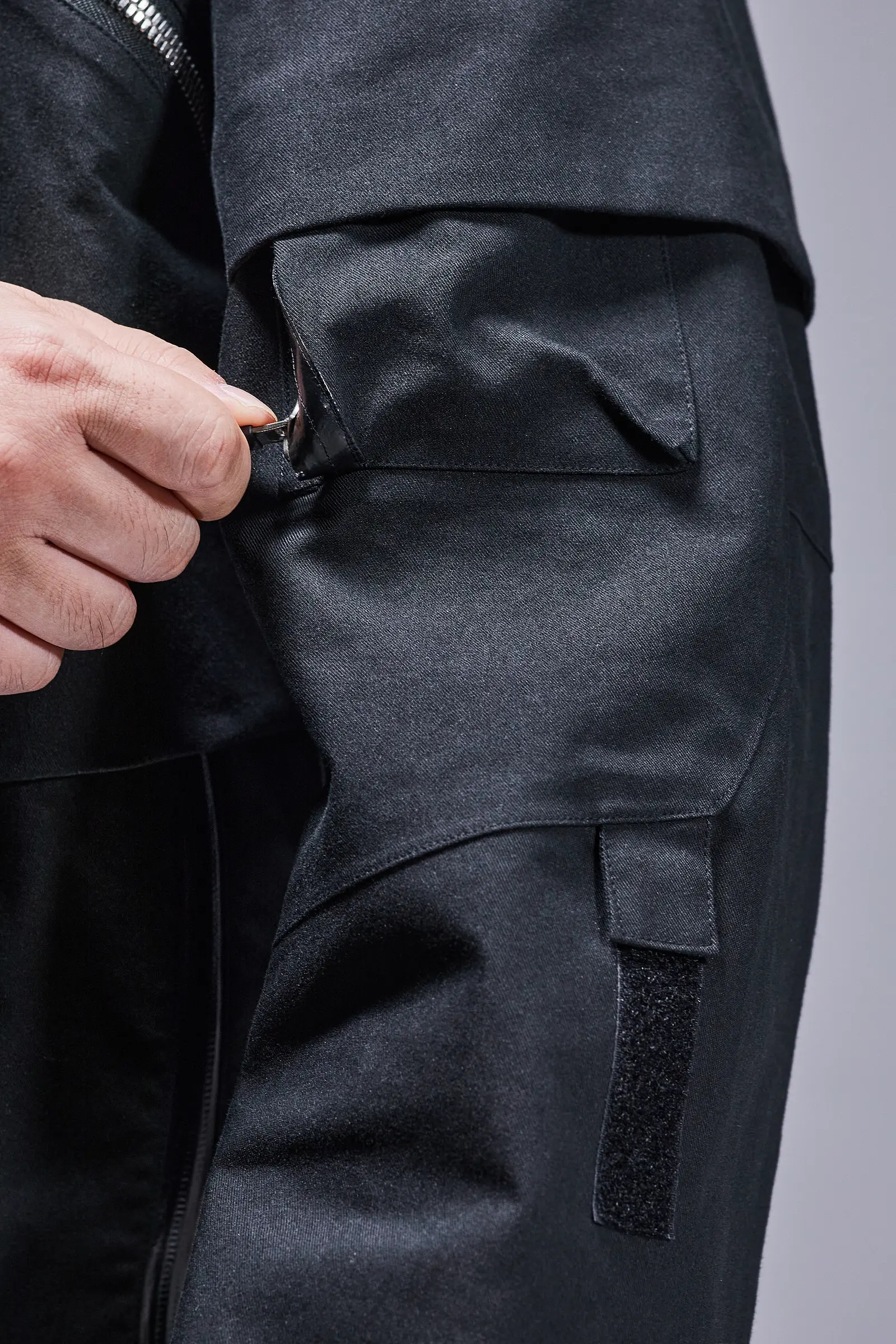 J1WB-BQ 3L Interops Jacket Black - 32