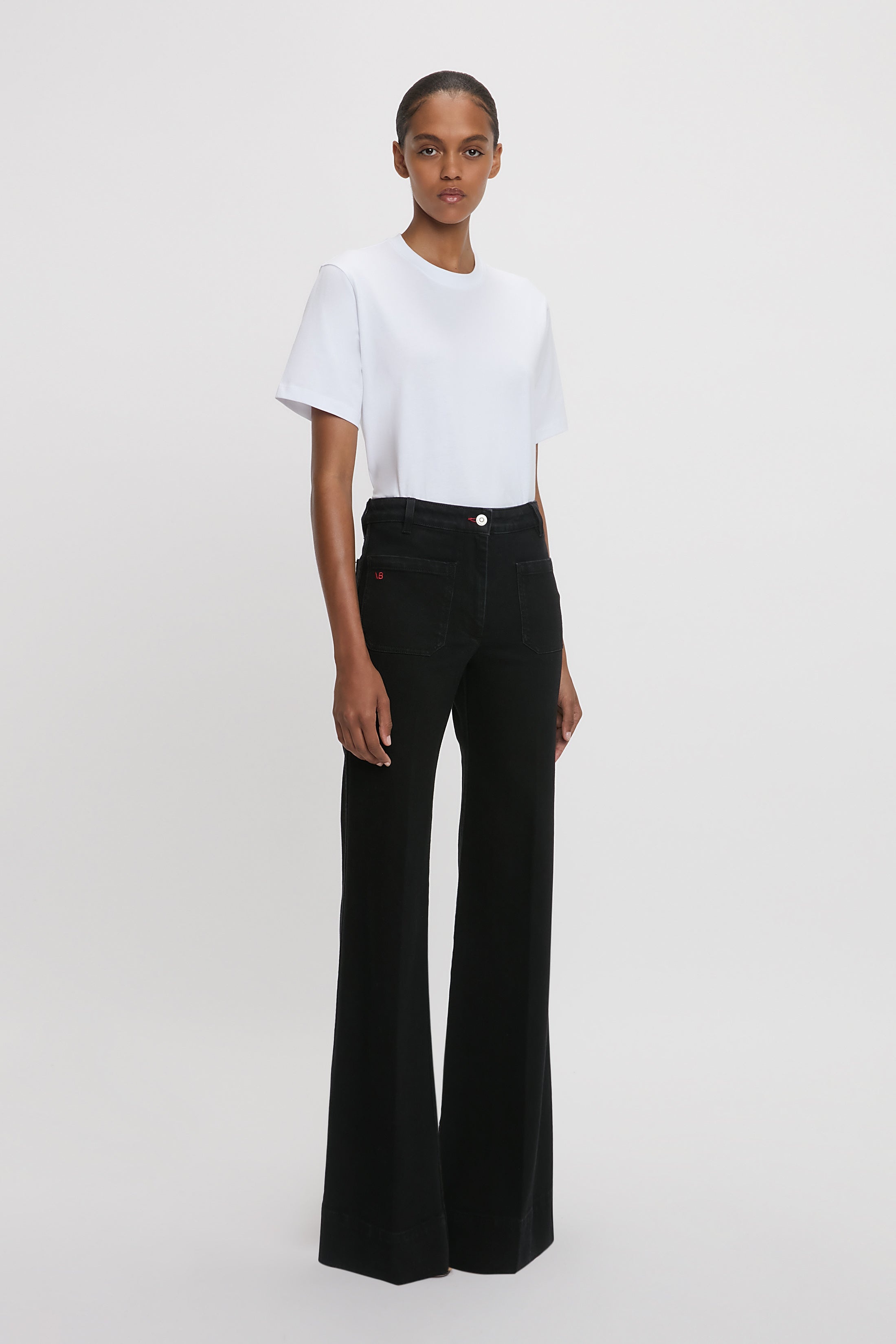 Exclusive Alina High Waisted Jean In Washed Black - 3