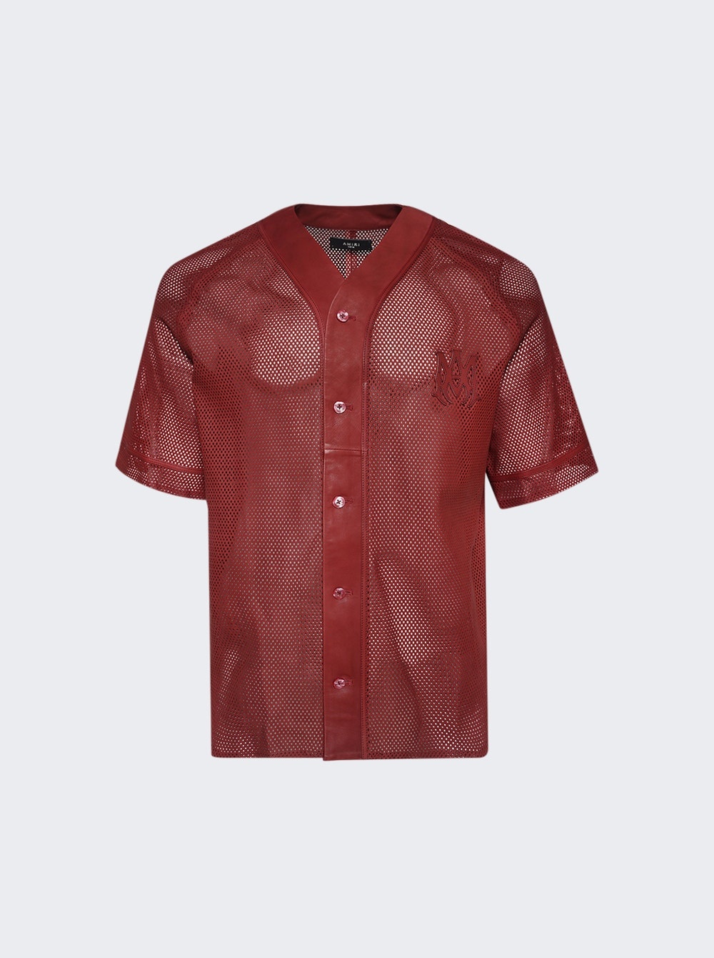 Ma Perforated Baseball Shirt Sun Dried Tomato - 1