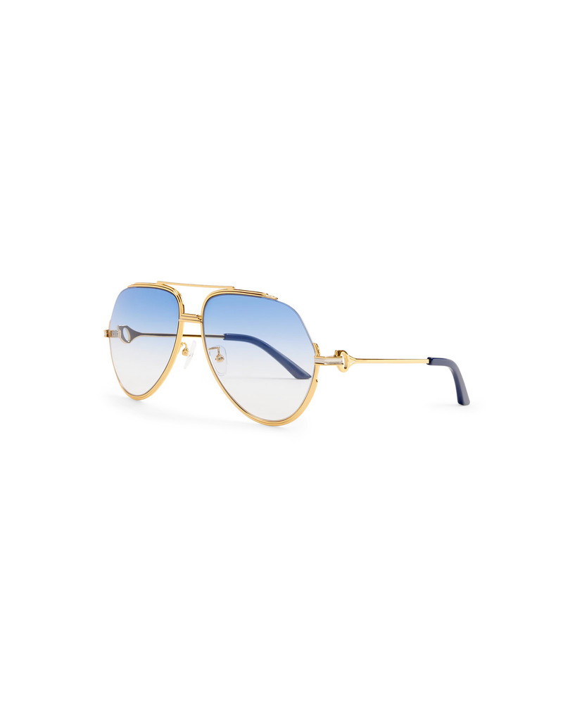 Blue & Gold The Albán Sunglasses | Casablanca Paris 1