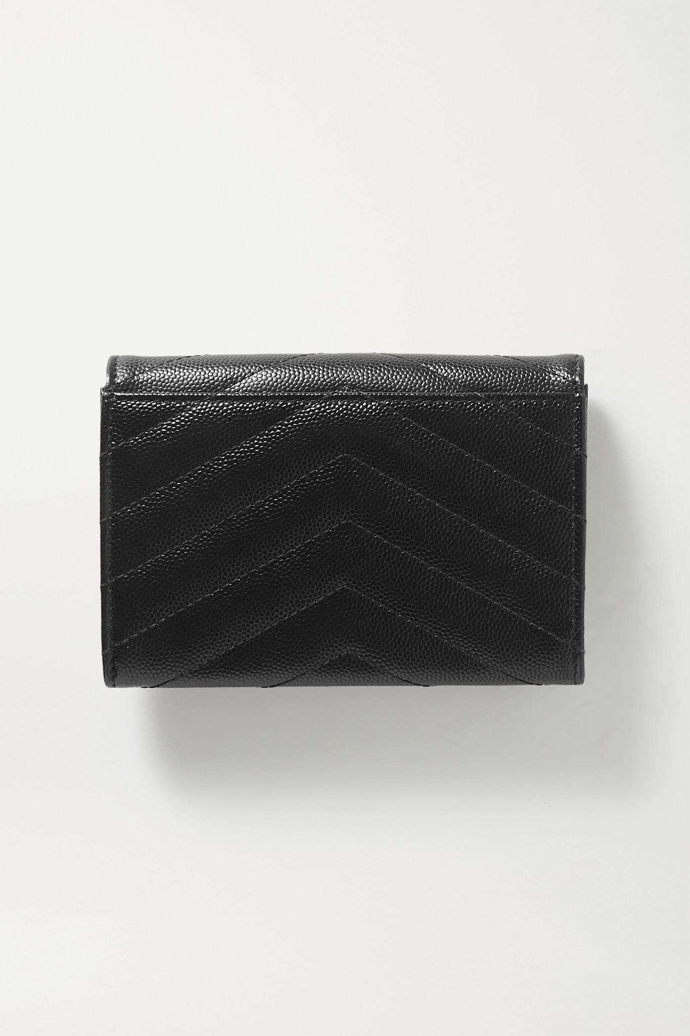 Monogramme quilted textured-leather wallet - 3