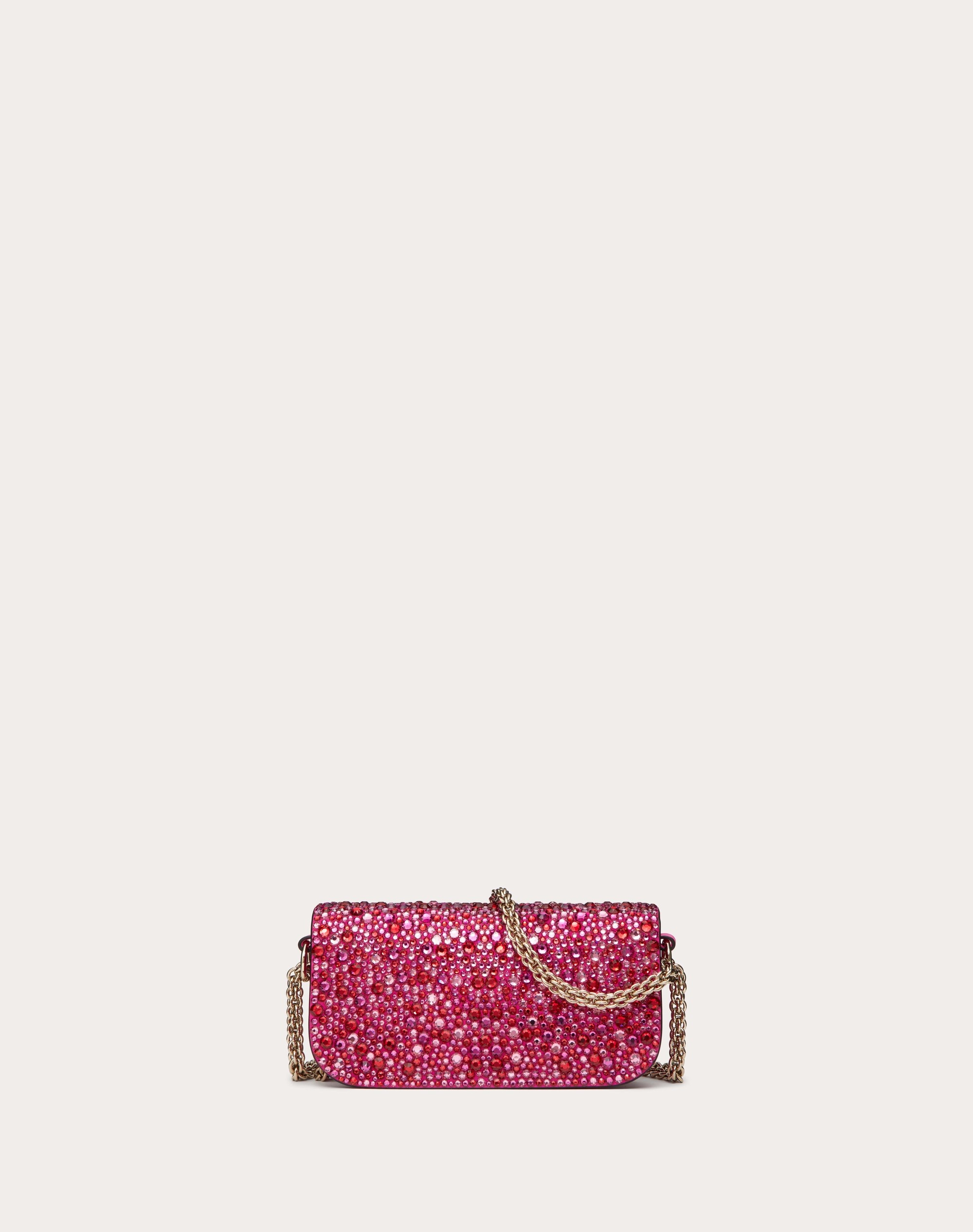 SMALL LOCÒ SHOULDER BAG WITH RHINESTONES - 3