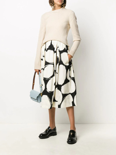 Marni knitted round neck jumper outlook