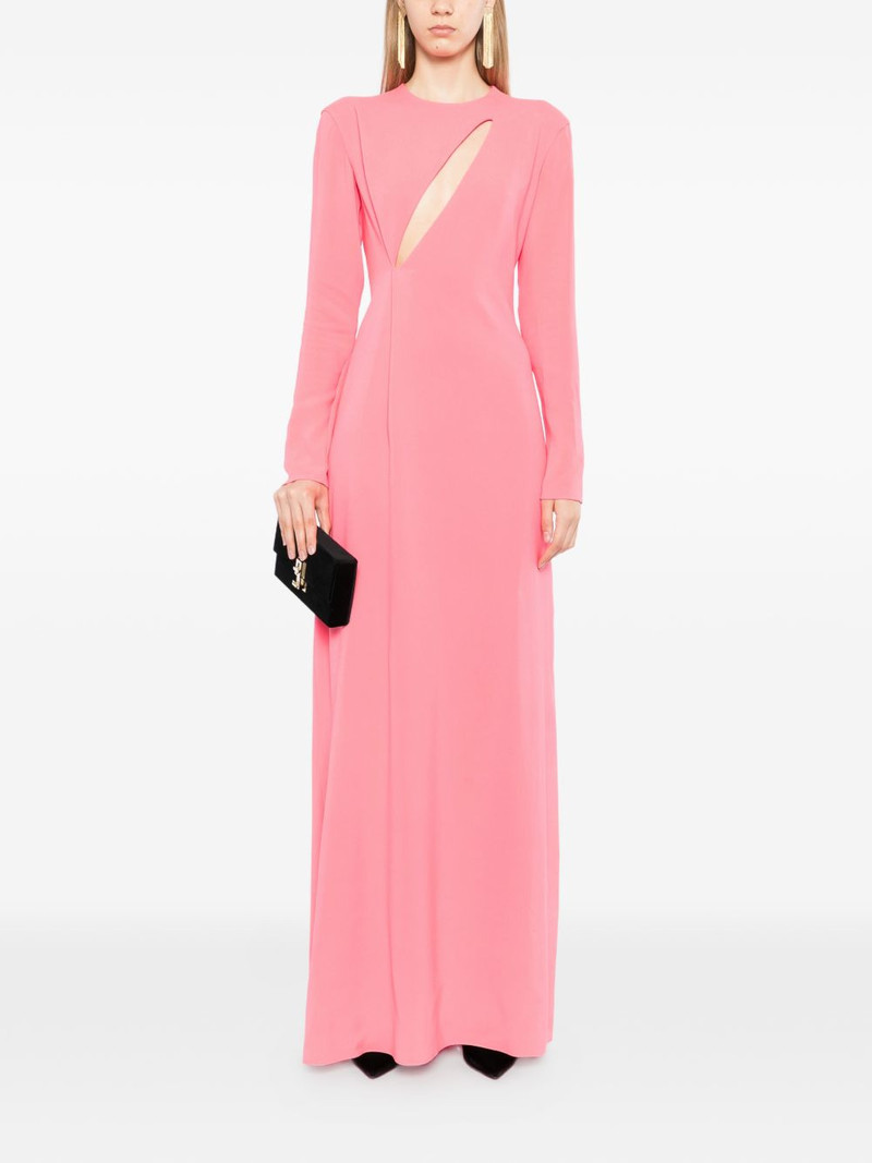 TOM FORD cutout long-sleeve dress outlook