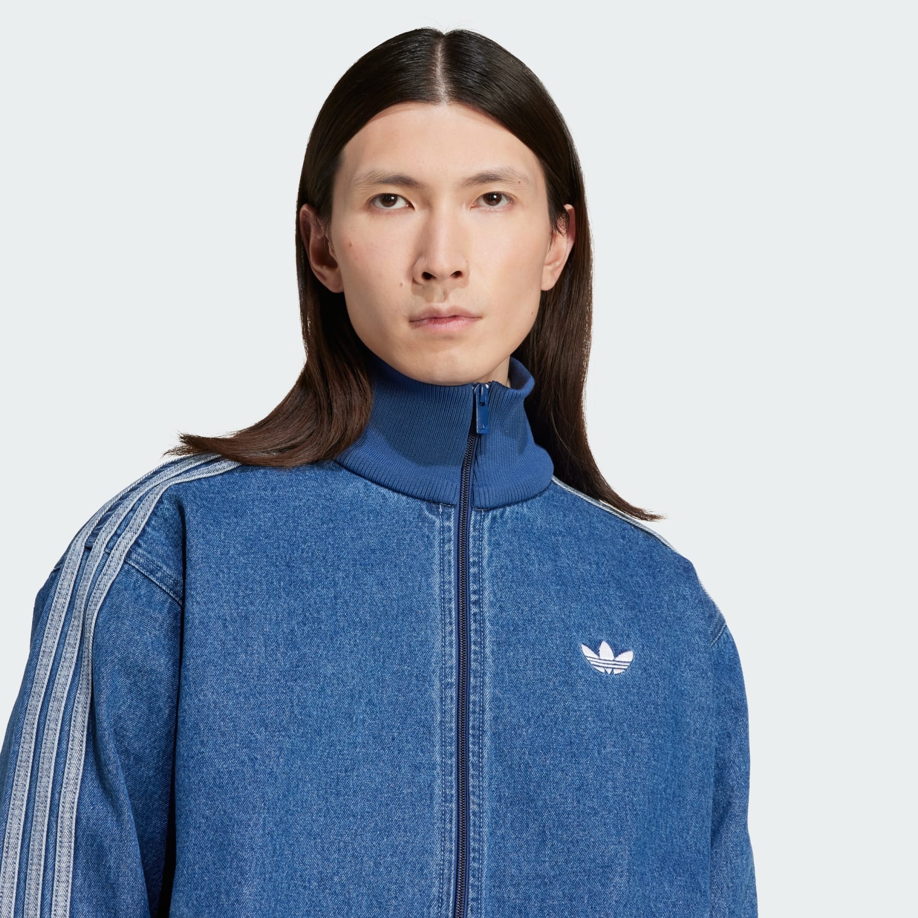adidas Adicolor Denim Firebird Track Top | REVERSIBLE