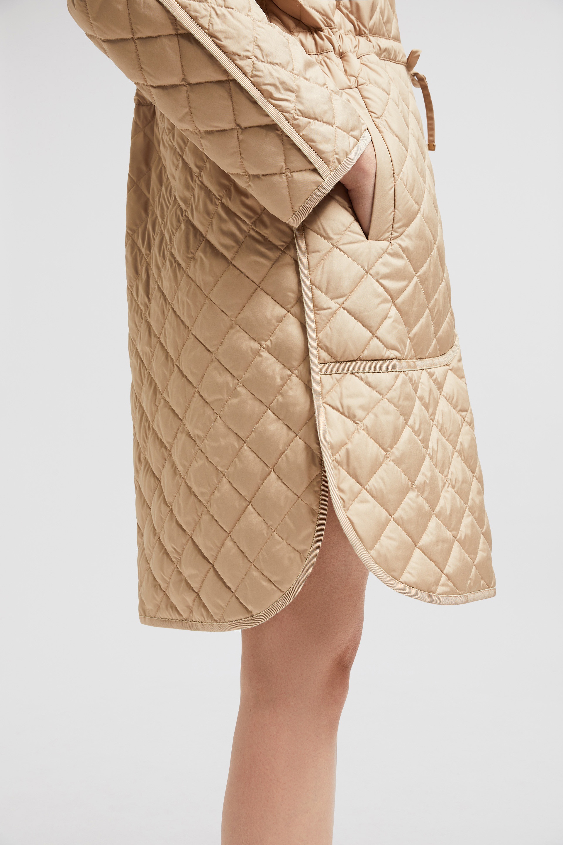 Etelan Hooded Diamond-Quilted Long Down Jacket - 6