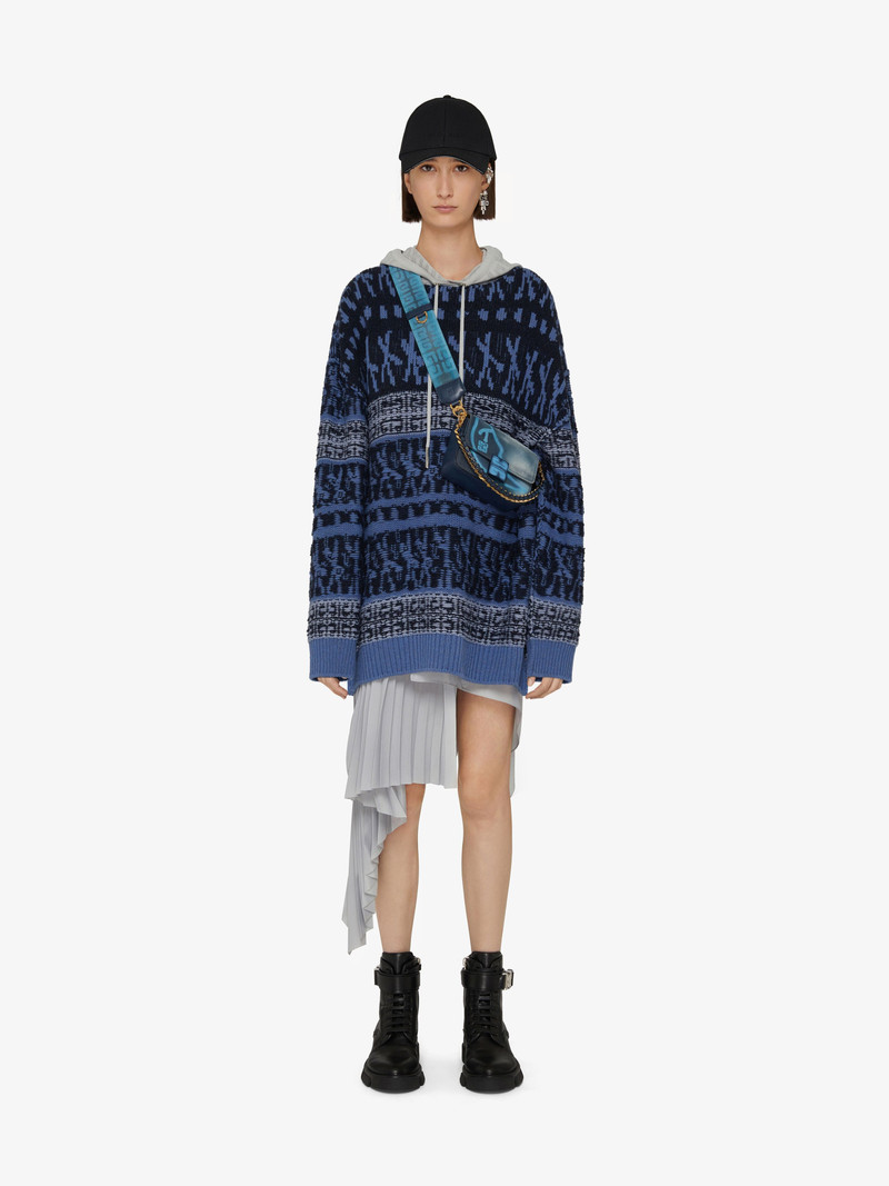 Givenchy SWEATER IN WOOL WITH PATCHWORK EFFECT outlook