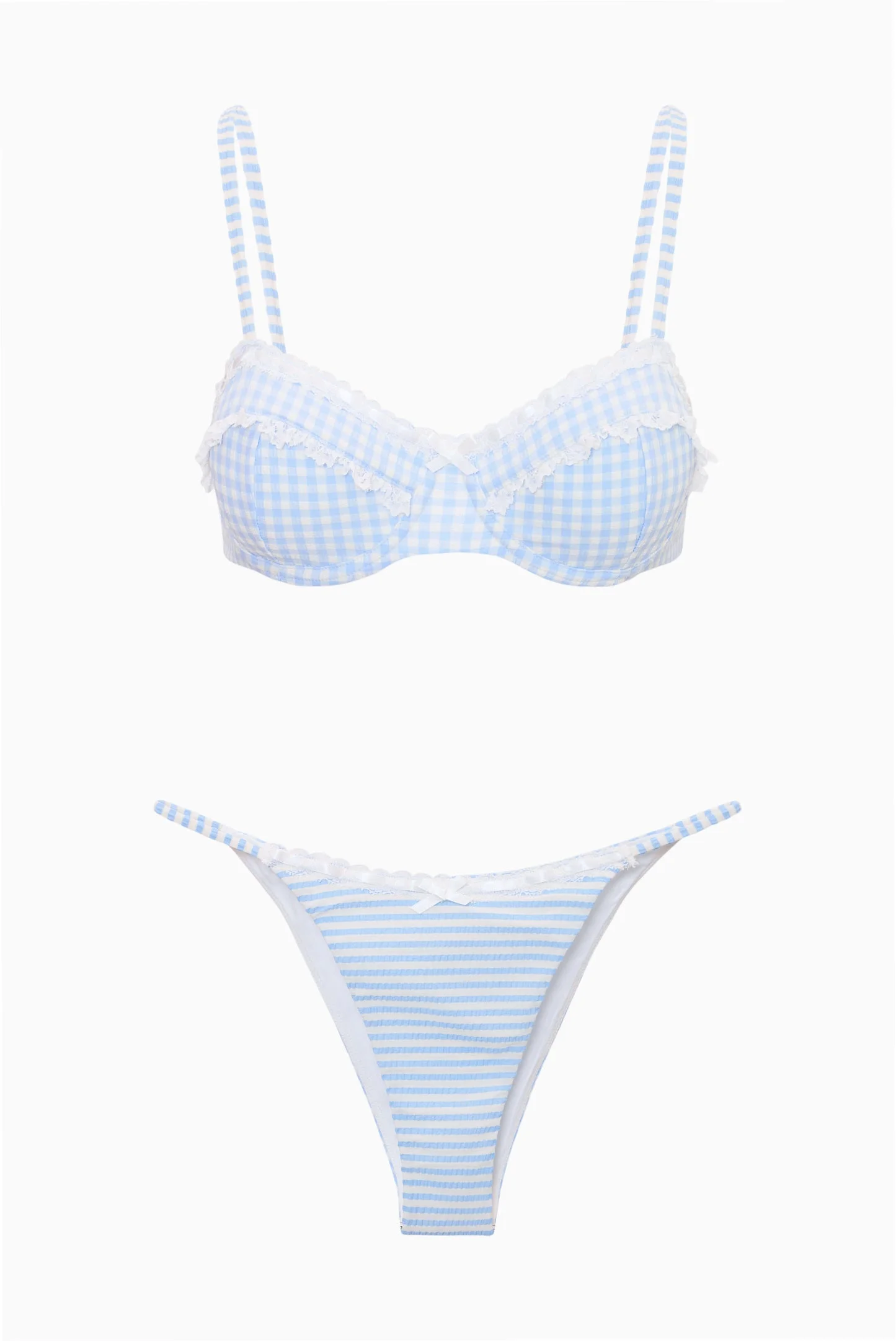 Rosavie Gingham Bikini - 1