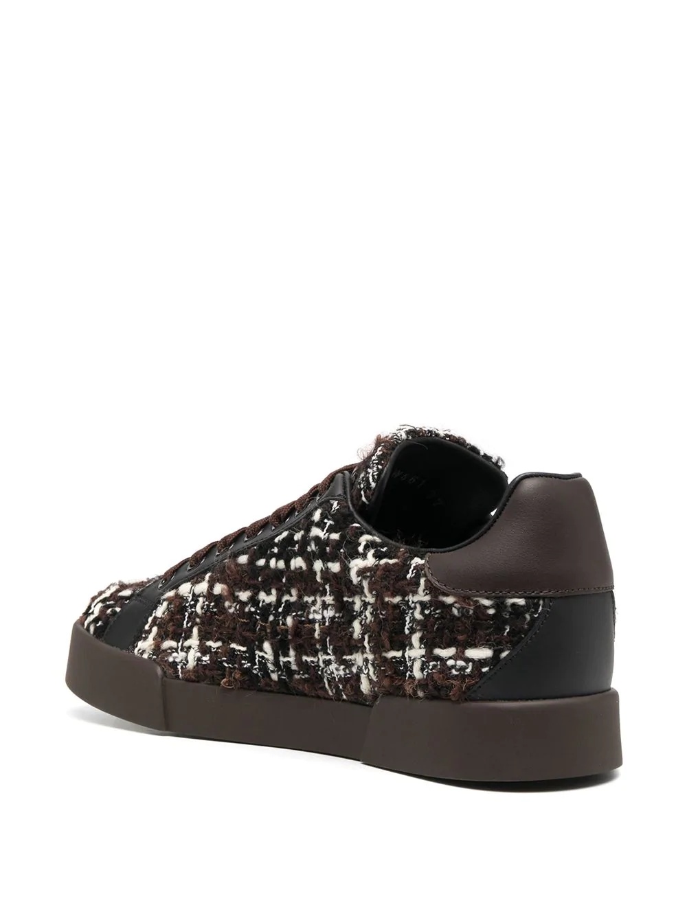 Portofino tweed low-top sneakers - 3