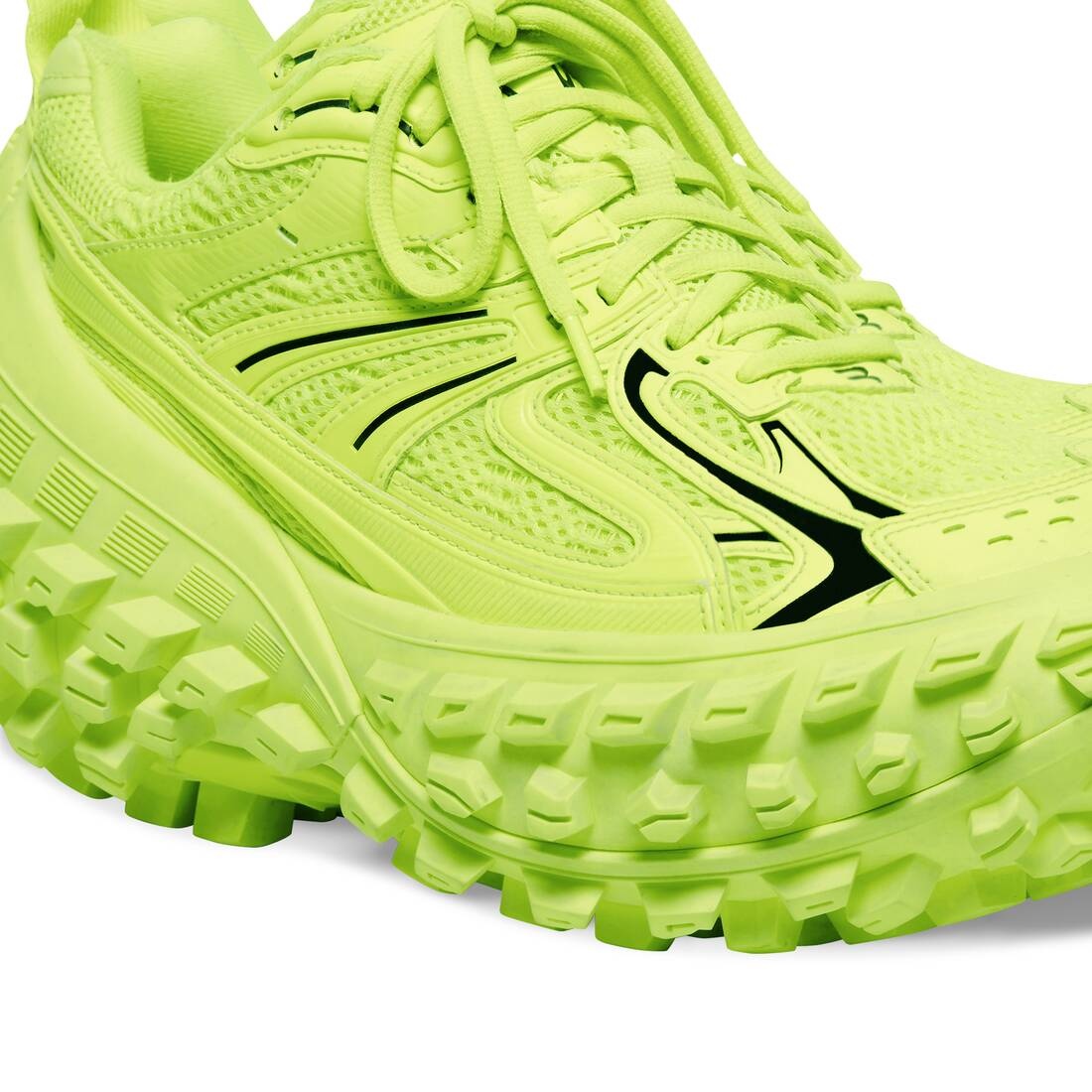 Men's Defender Sneaker in Fluo Yellow - 8